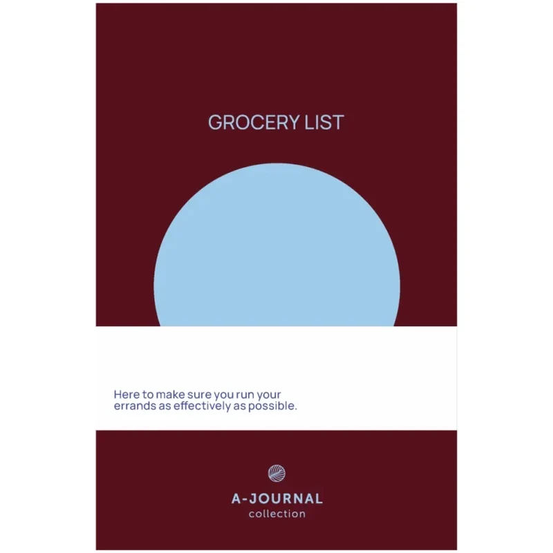 A-Journal Notepad Grocery List