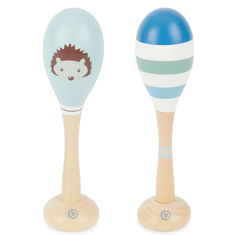 Maracas 2er Set Igel