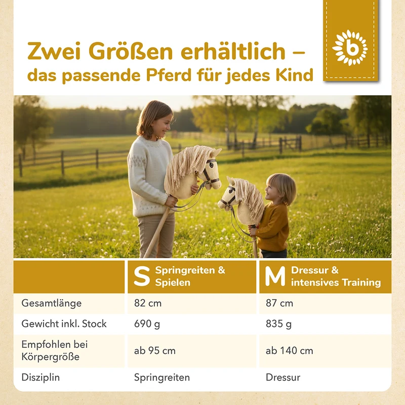 HOBBY HORSE BEIGE - GRÖSSE S