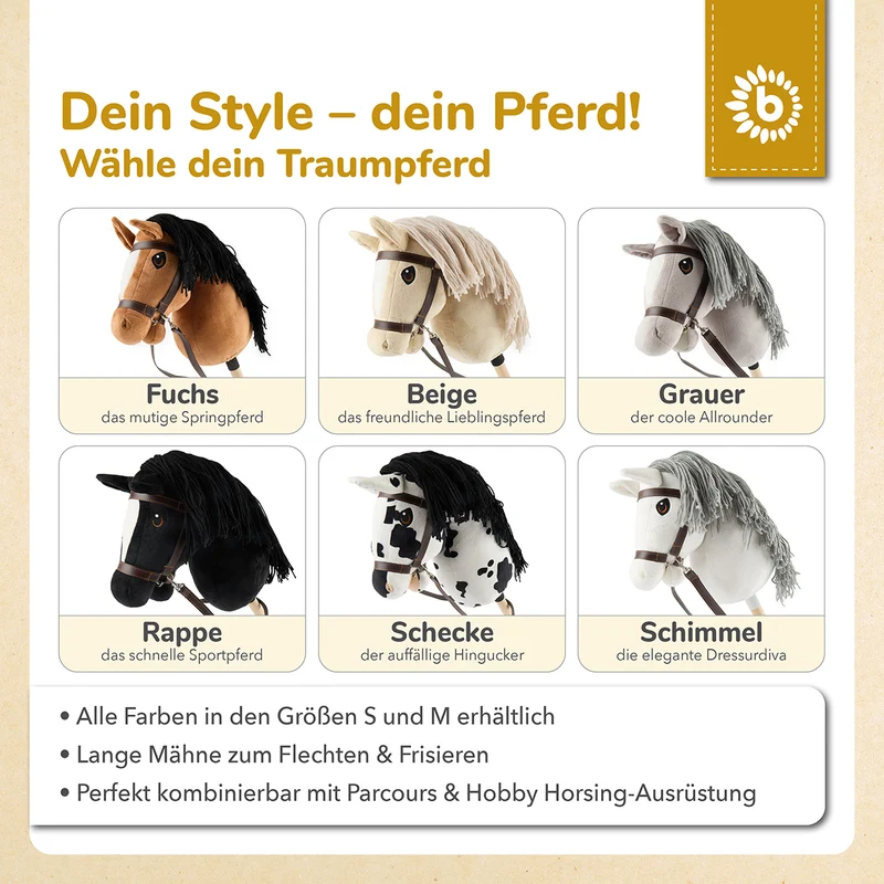 HOBBY HORSE BEIGE - GRÖSSE S