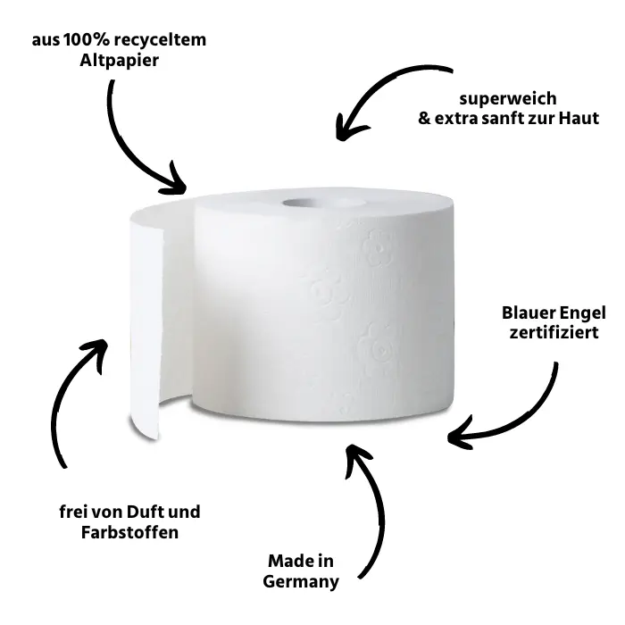 Toilettenpapier 8er RECYCLING
