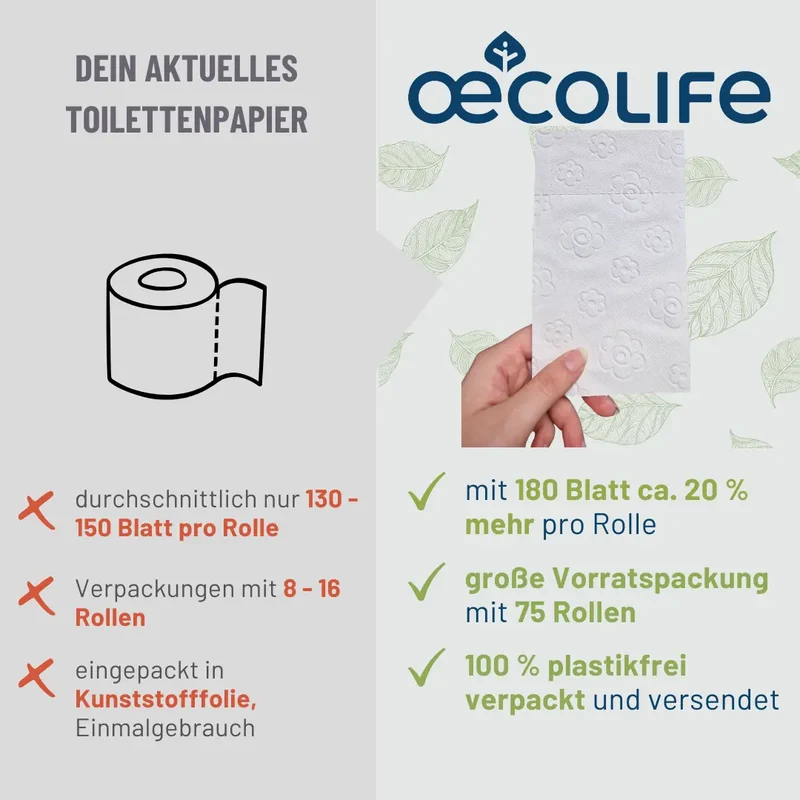 Toilettenpapier XXL-Box Recycling