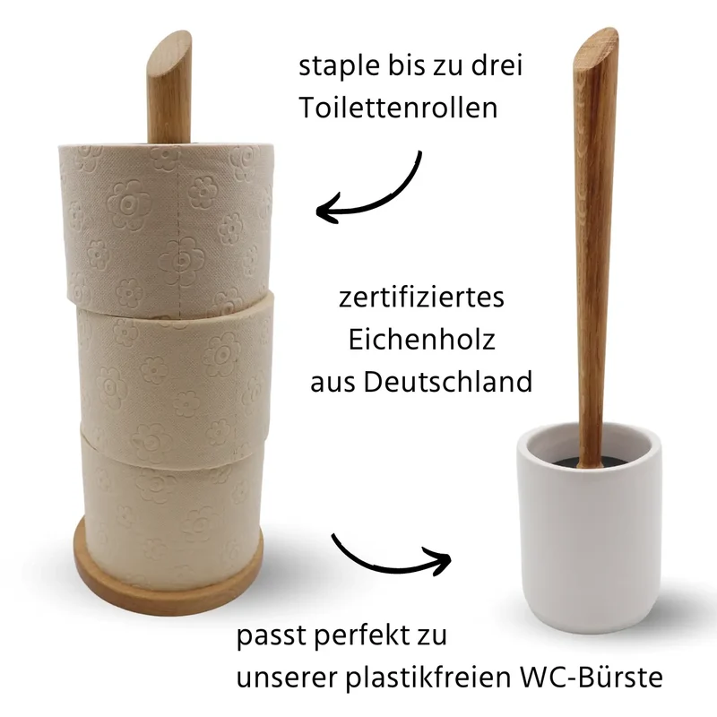 Edle Halterung aus Eiche