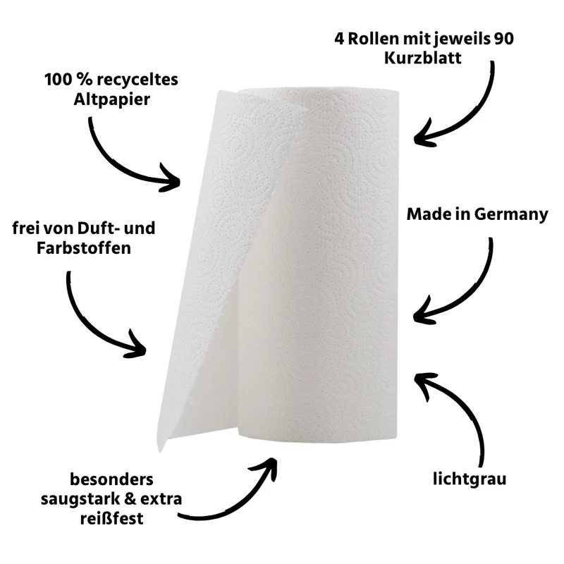 Küchentücher 4er RECYCLING