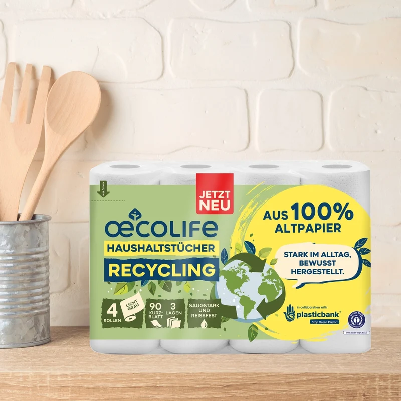 Küchentücher 4er RECYCLING