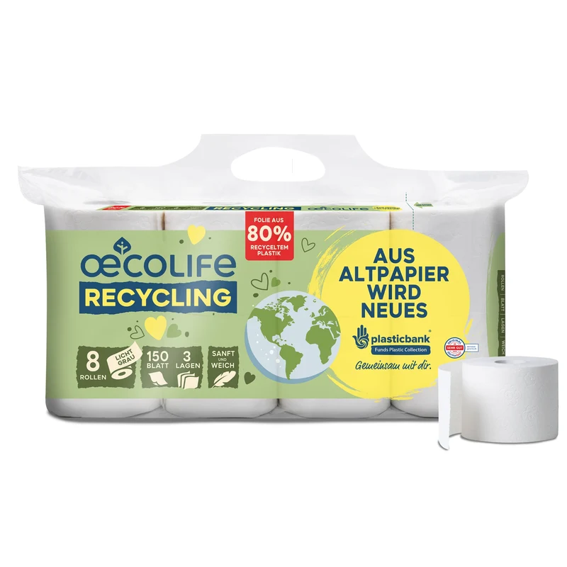 Toilettenpapier 8er RECYCLING
