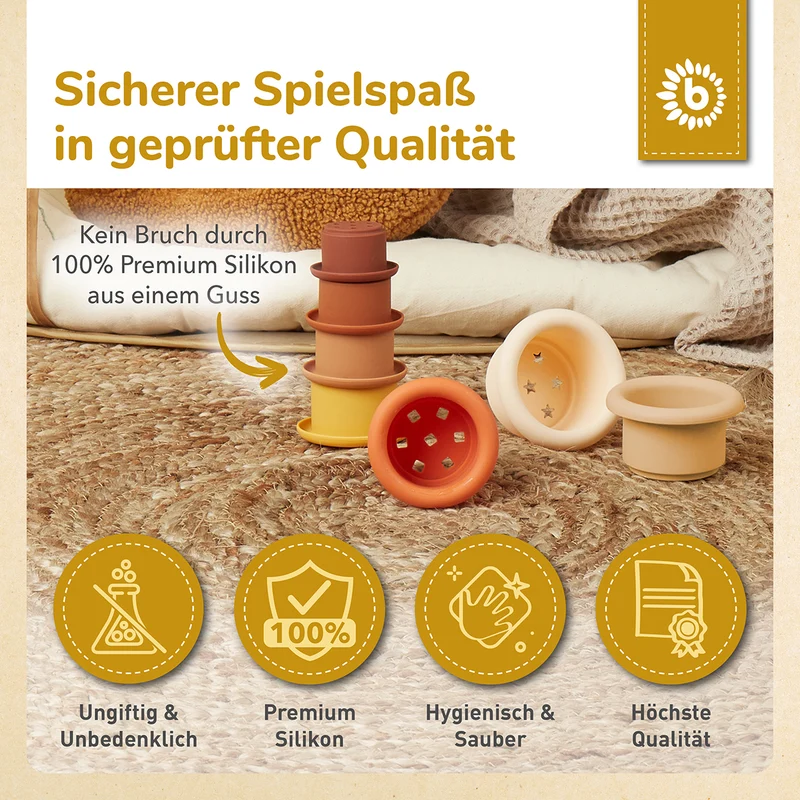 Silikon Stapelbecher Chocolate Bliss