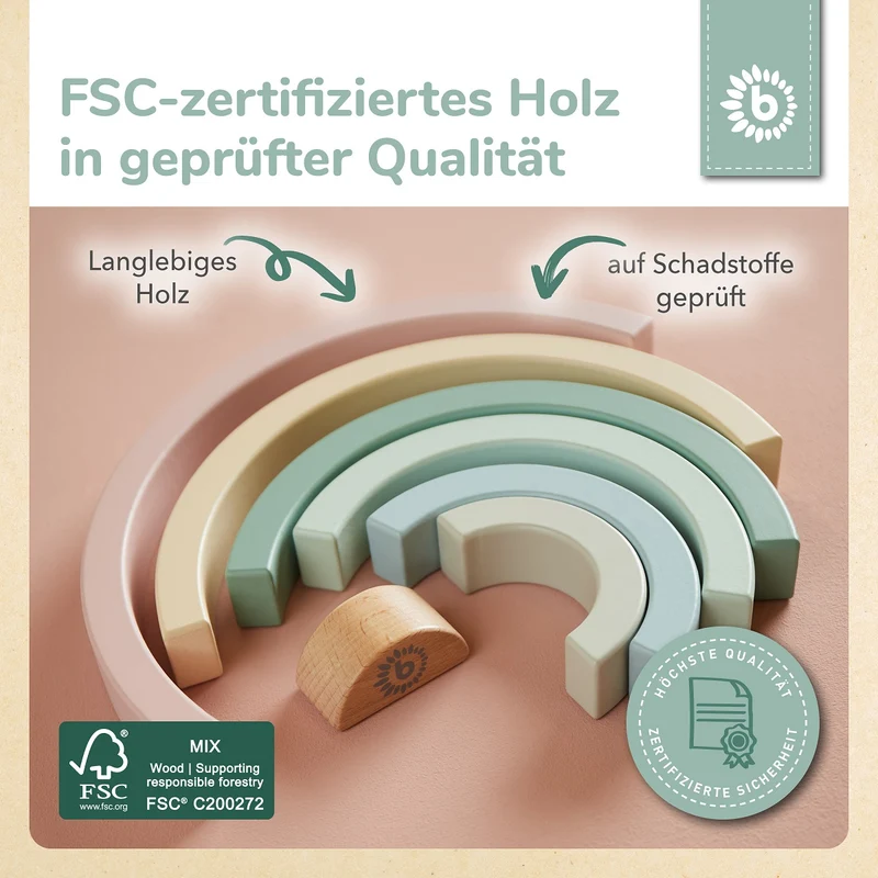 Regenbogen rose FSC®