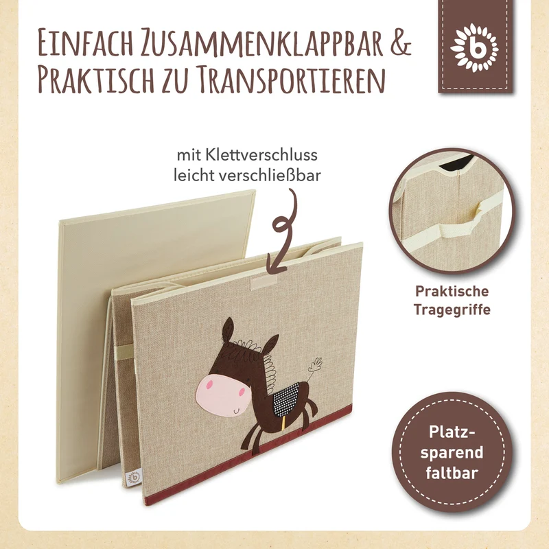 Aufbewahrungsbox Esel mit Deckel