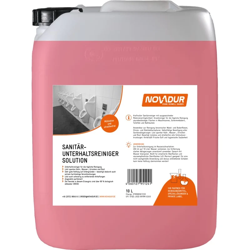 NOVADUR Sanitär-Unterhaltsreiniger Solution