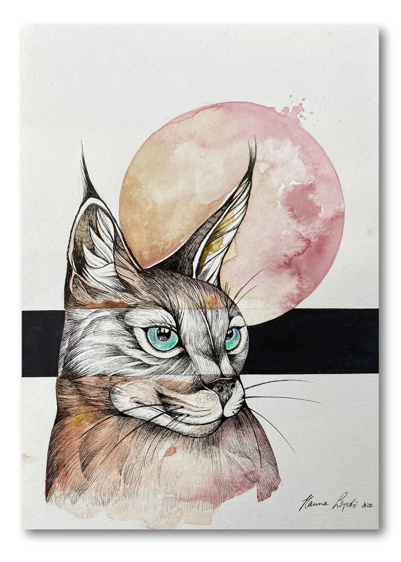 Minioriginal – Luchs – 20 x 30 cm