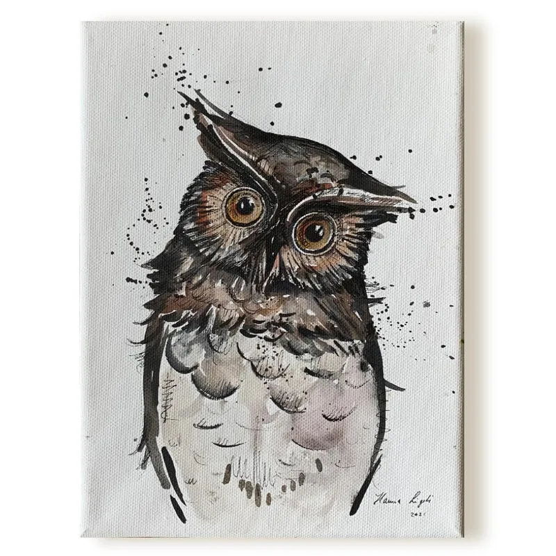Minioriginal – Eule – 18 x 24 cm