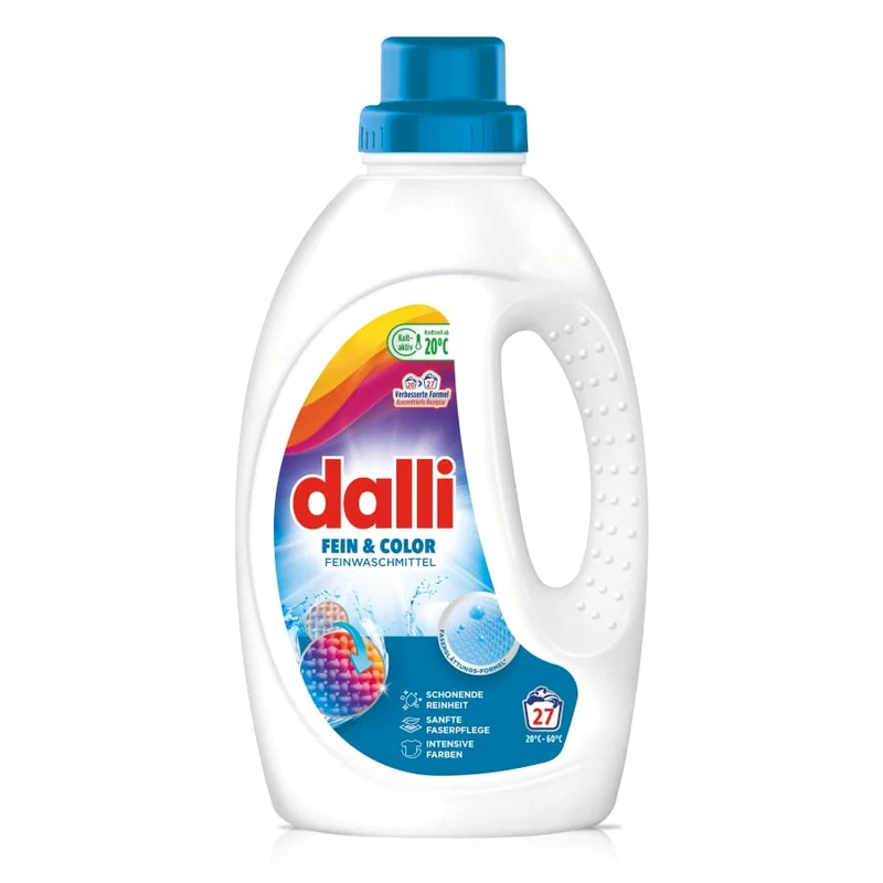 dalli Fein und Color Feinwaschmittel
