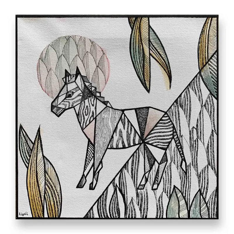 Original – Zebra – 20 x 20 cm
