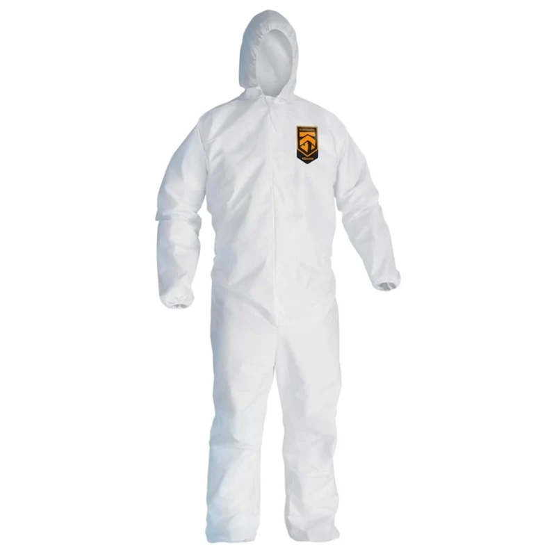 Kleenguard KGA 300 Einweg-Schutzanzug mit Kapuze, weiß