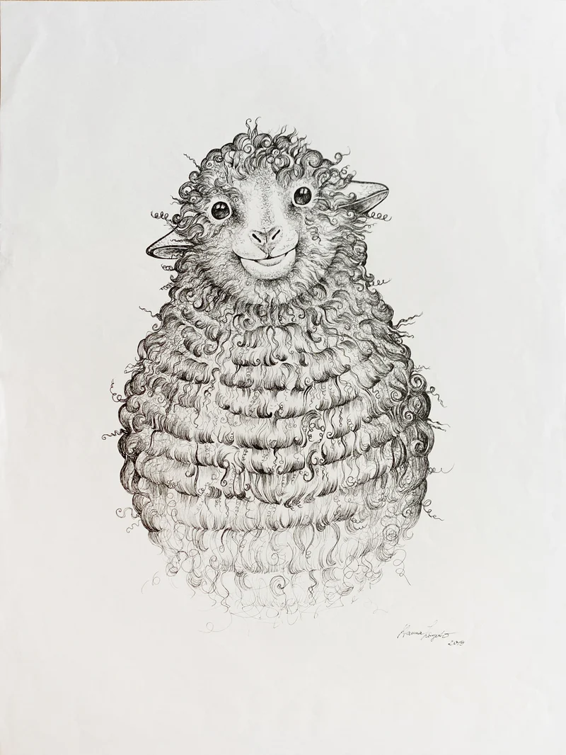 Minioriginal – Wollfried – 42 x 57 cm