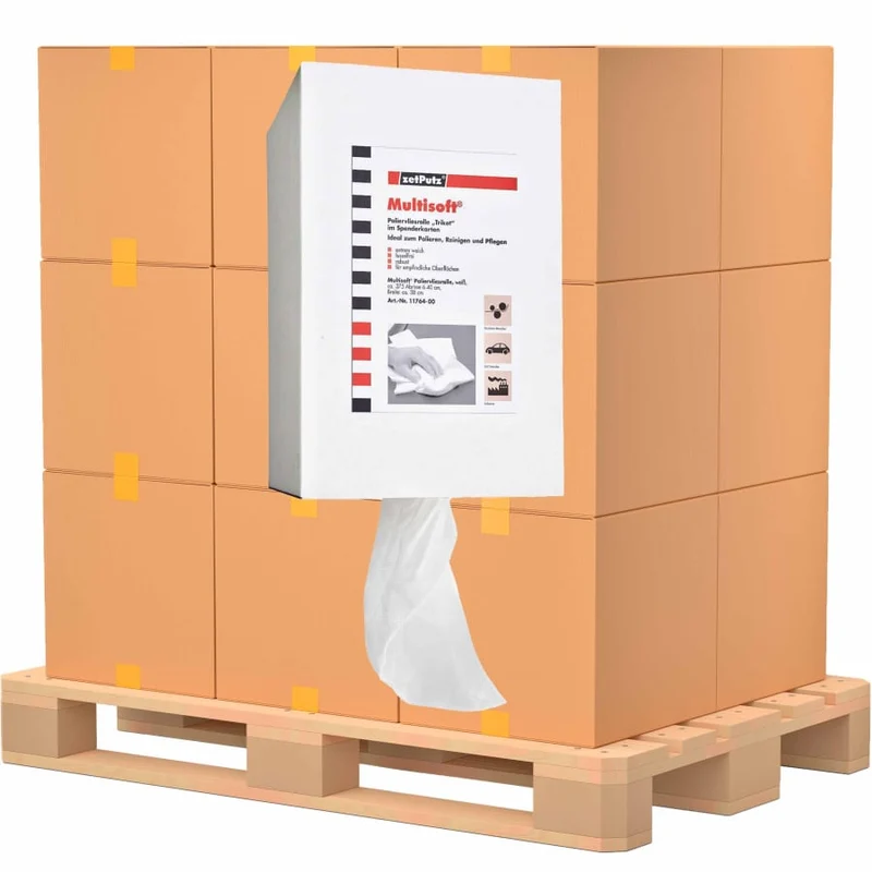 zetPutz Multisoft Poliertuchrolle, 4-lagig, weiß
