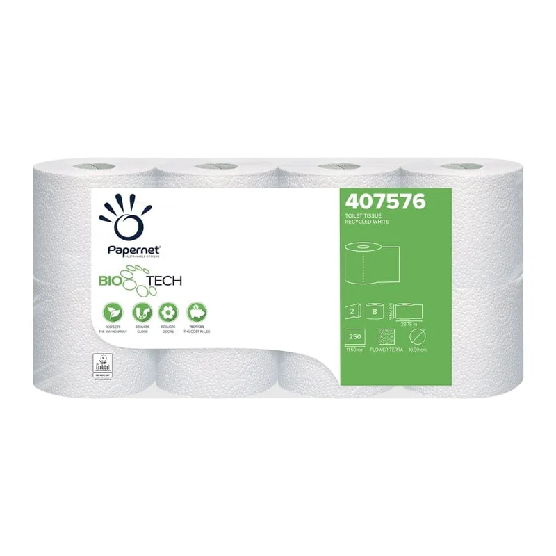 Papernet Bio Tech Toilettenpapier 2-lagig, 250 Blatt