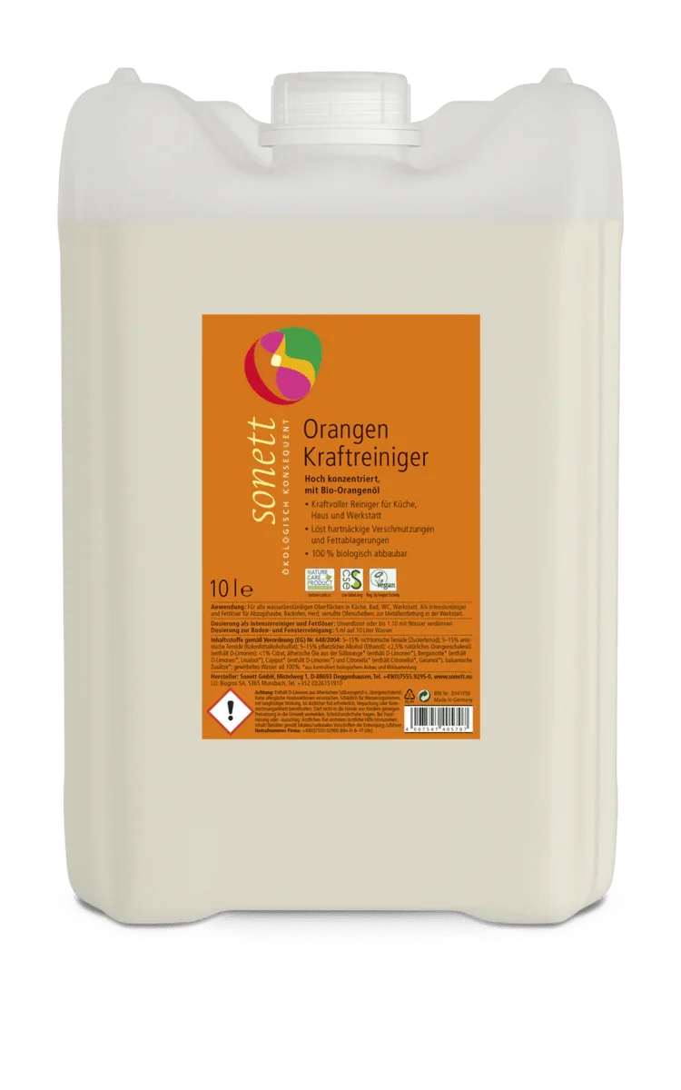 Orangen-Kraftreiniger