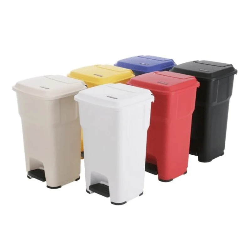 Vileda Professional Hera Abfallbehälter mit Pedal, 85 Liter