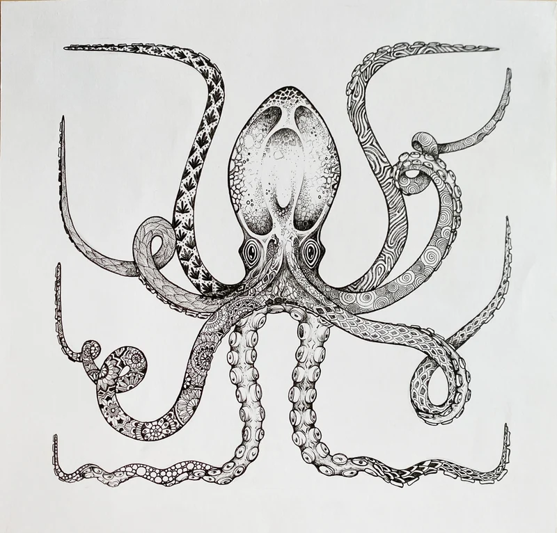 Minioriginal – Paul, die Krake – 26 x 25 cm