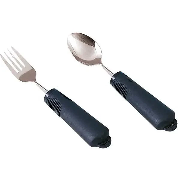 Biegbares Besteck Gabel und Löffel