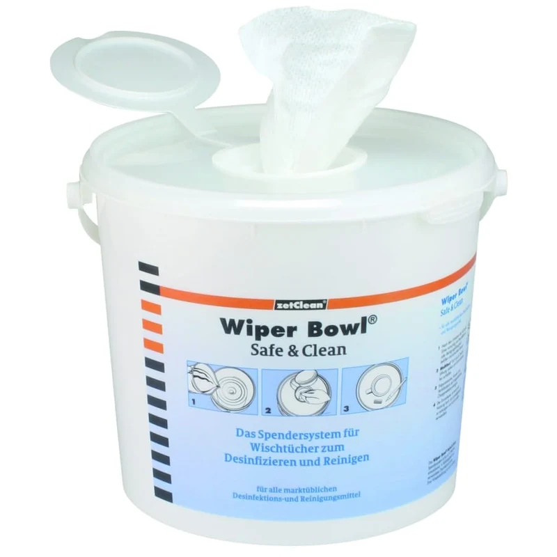 Multitex Wipes Set mit Spendereimer
