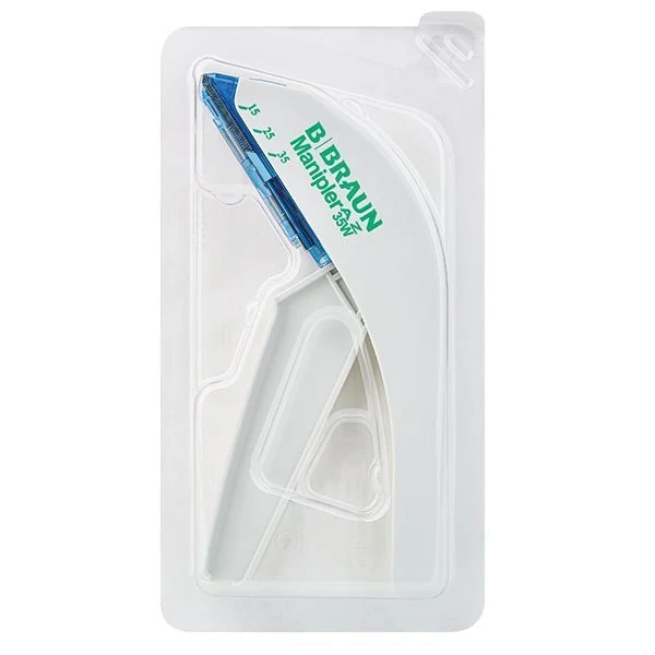 B. Braun Handtacker Manipler® AZ Einweg-Hautklammergerät, Vielseitig einsetzbar, 35 sterile Hautklammern, 6er Pack