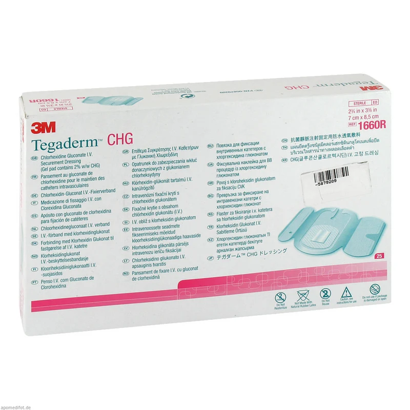 Tegaderm CHG Chlorhexidingluconat I.V. Fixierverband