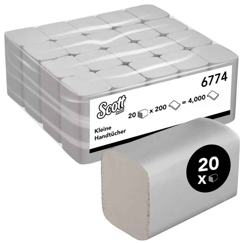 Scott Universal Papierhandtücher Interfold, 2-lagig, 23 x 19,5 cm