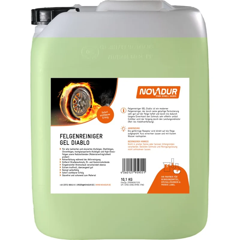 NOVADUR GEL Diablo Felgenreiniger