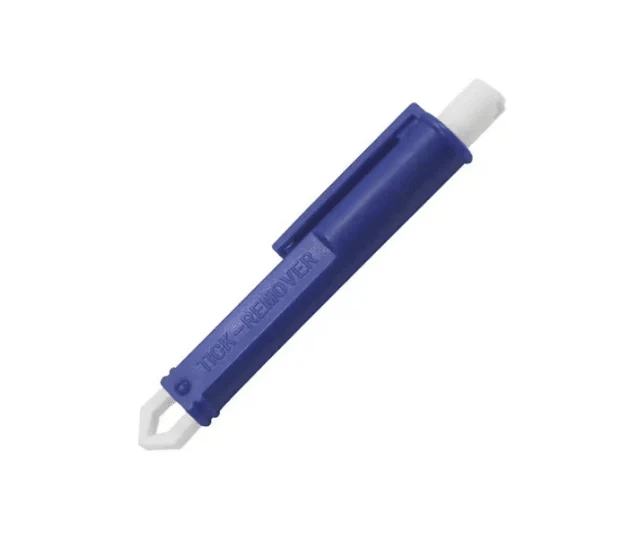 Zeckenzange Kunststoff Zeckenentferner blau