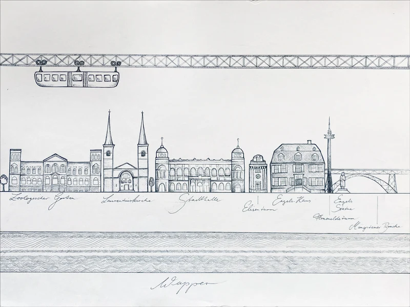 Minioriginal – Wuppertal Nostalgie – 40 x 30 cm