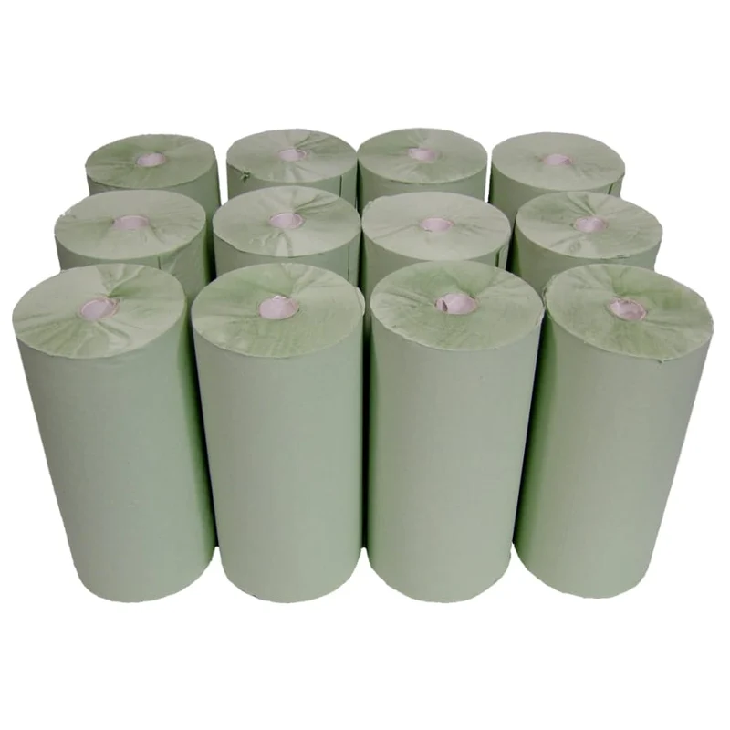 ZVG Rollenhandtuchpapier, 1-lagig, grün