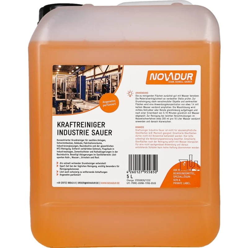 NOVADUR Kraftreiniger Industrie Sauer
