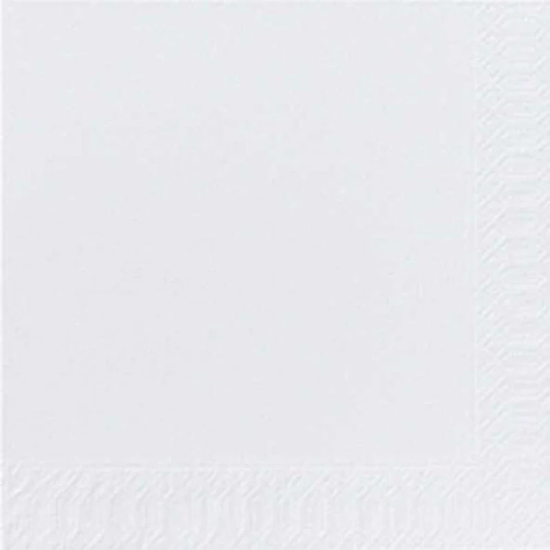 Duni Servietten 33 x 33 cm 3-lagig 1/4-Falz weiß