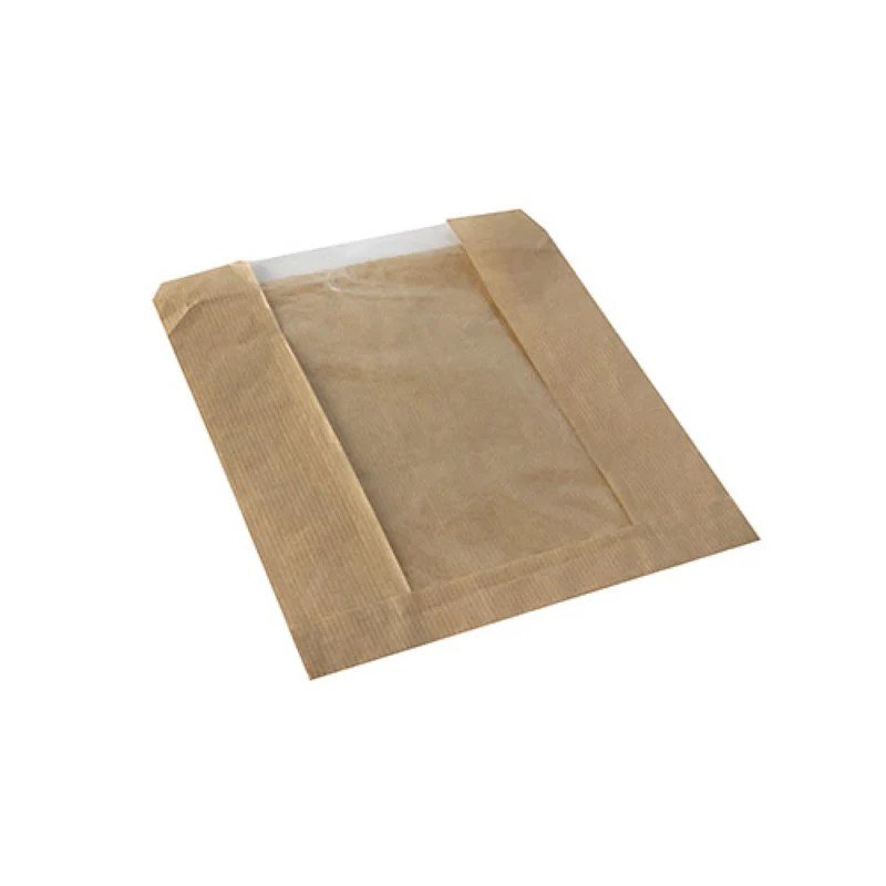 Papstar Pure Sichtstreifenbeutel, PLA