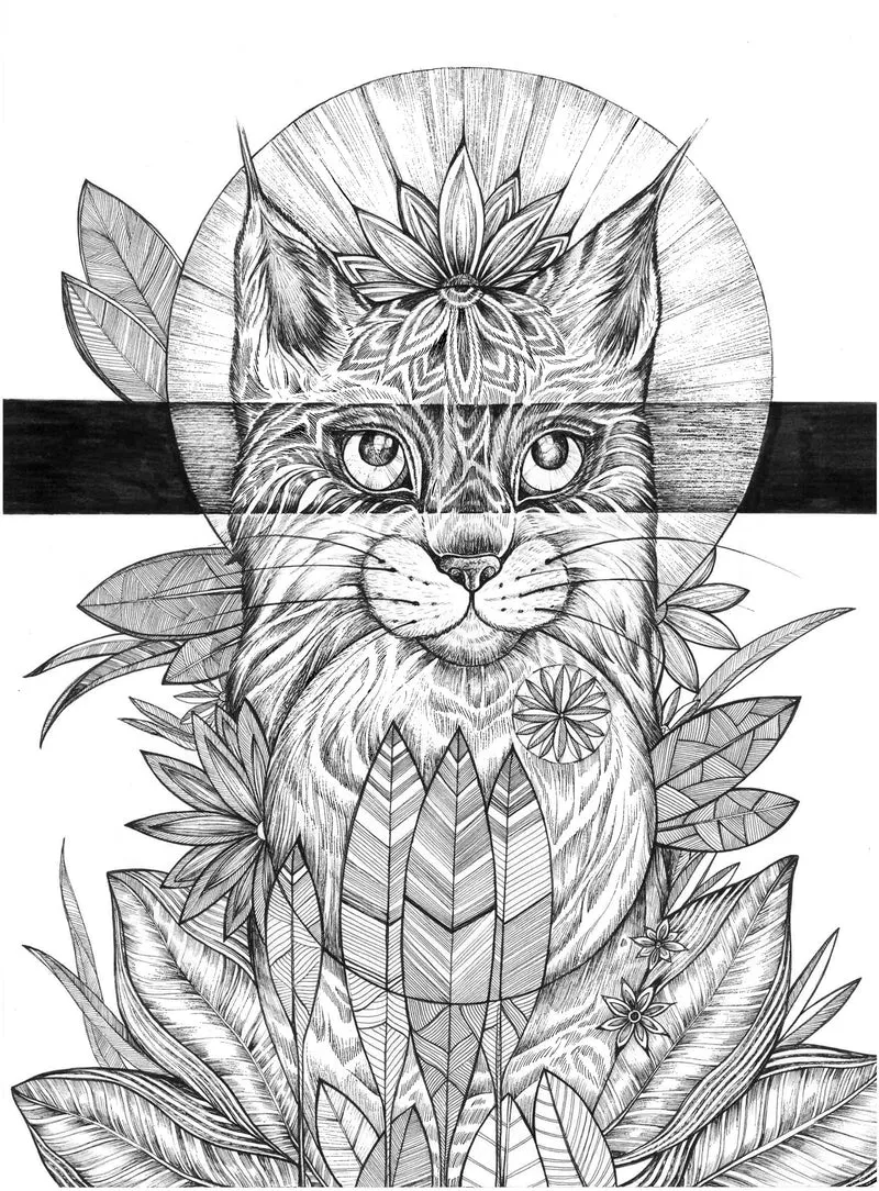 Minioriginal – Katzenguru – 30 x 40 cm
