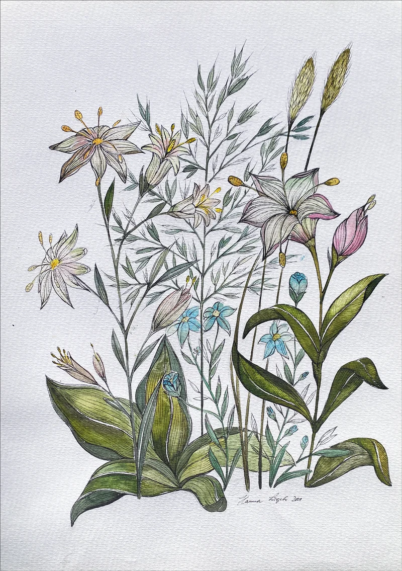 Minioriginal – Blumen – 30 x 42 cm