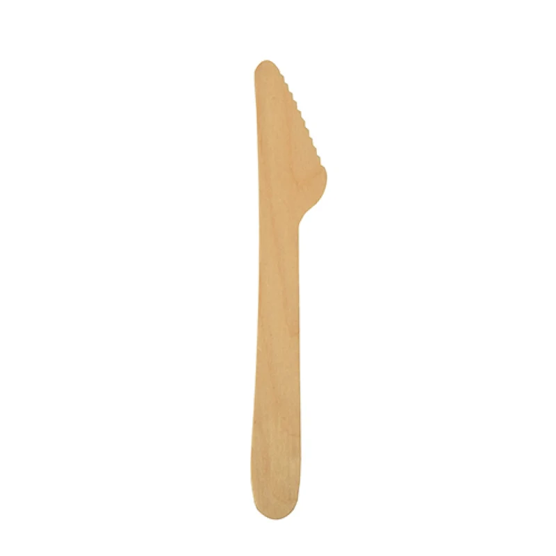 Papstar Pure Messer, Holz, 16,5 cm