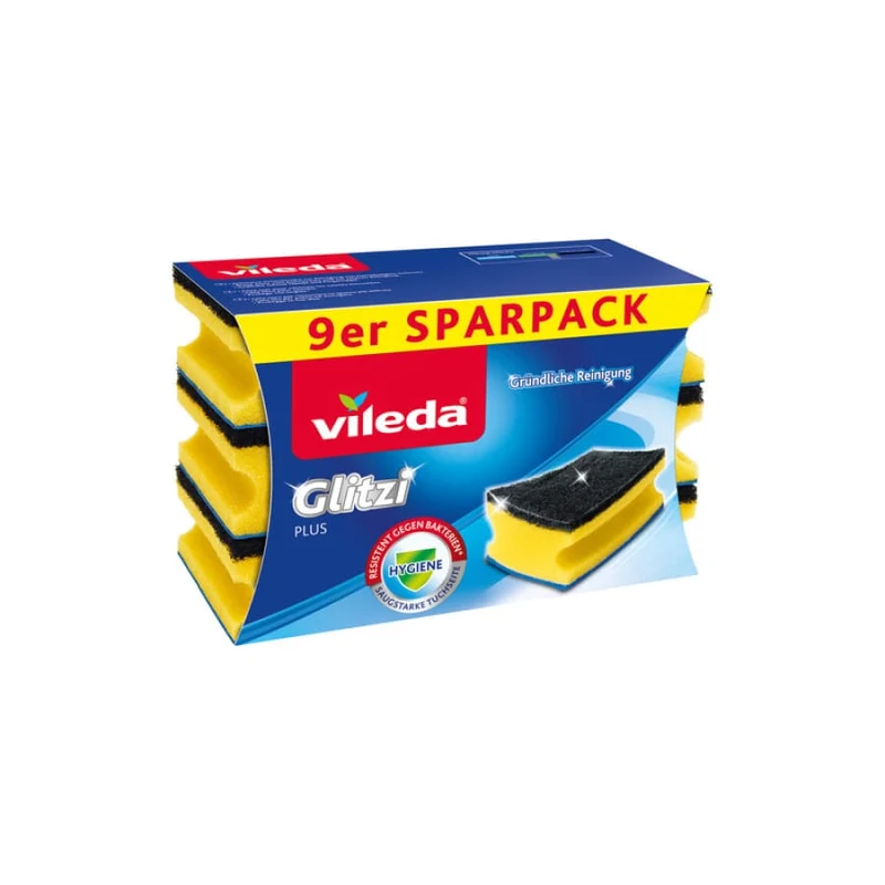 Vileda Glitzi Plus Topfreiniger mit Antibac