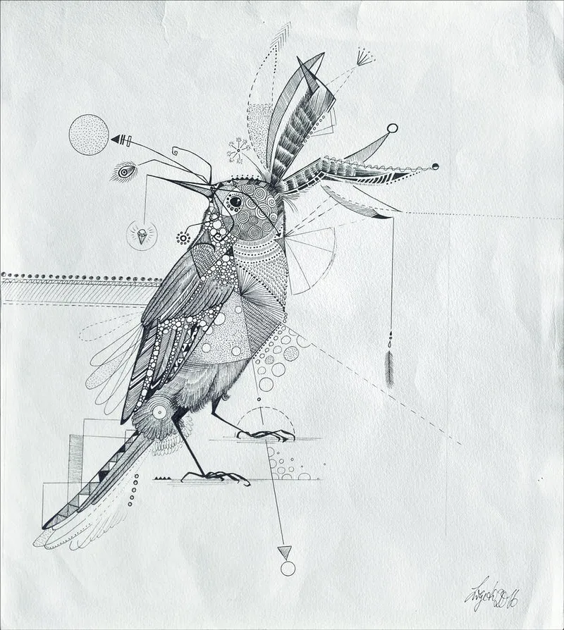 Minioriginal – Hasenvogel – 32 x 36 cm