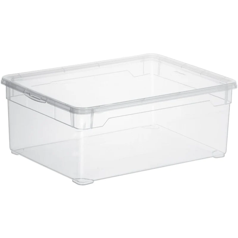 Rotho CLEAR Clearbox mit QR-Code, 10 Liter