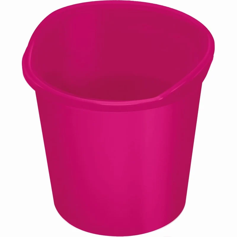 helit Papierkorb the joy transluzent, 13 Liter, pink