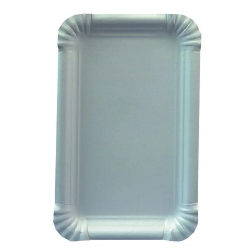 Pappteller eckig 11,0 x 17,5 cm