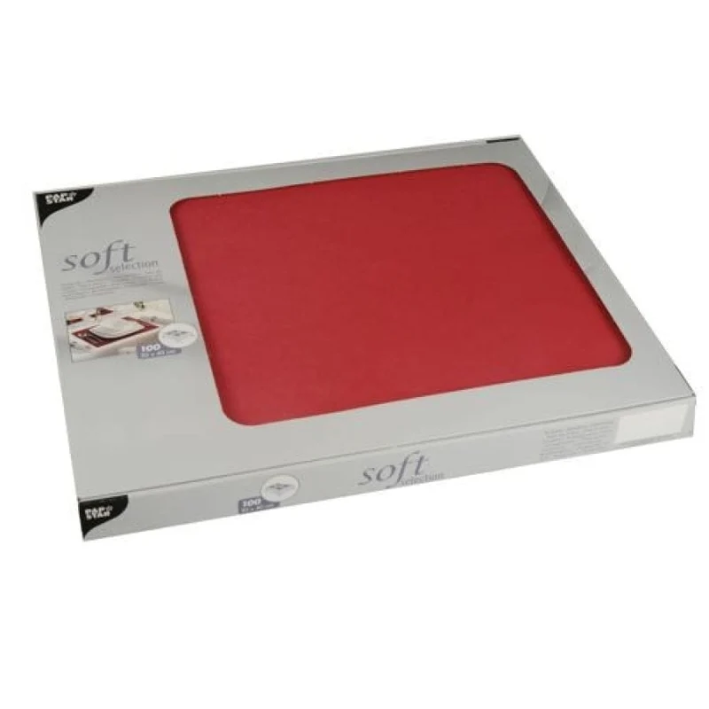 Papstar Soft Selection Tischsets, rot