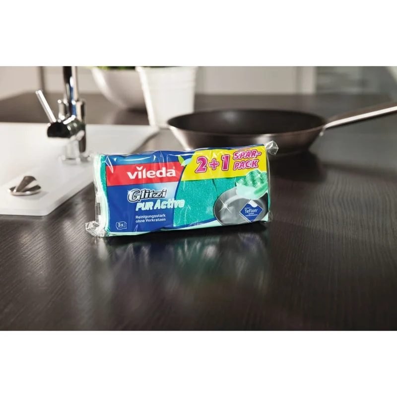 Vileda Glitzi Pur Active 2+1 Topfreiniger