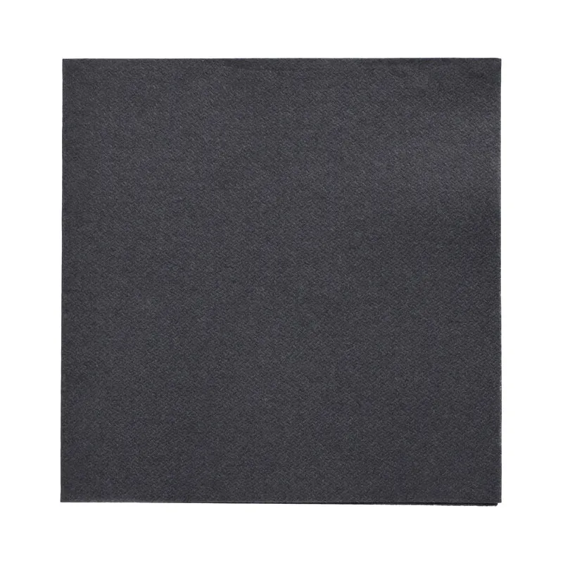 Papstar DAILY Collection Servietten, 32x32 cm, 1/4 Falz, schwarz