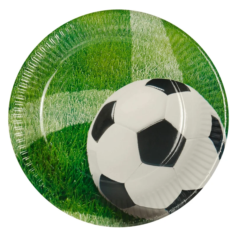 Papstar Pappteller, Football, Ø 23 cm
