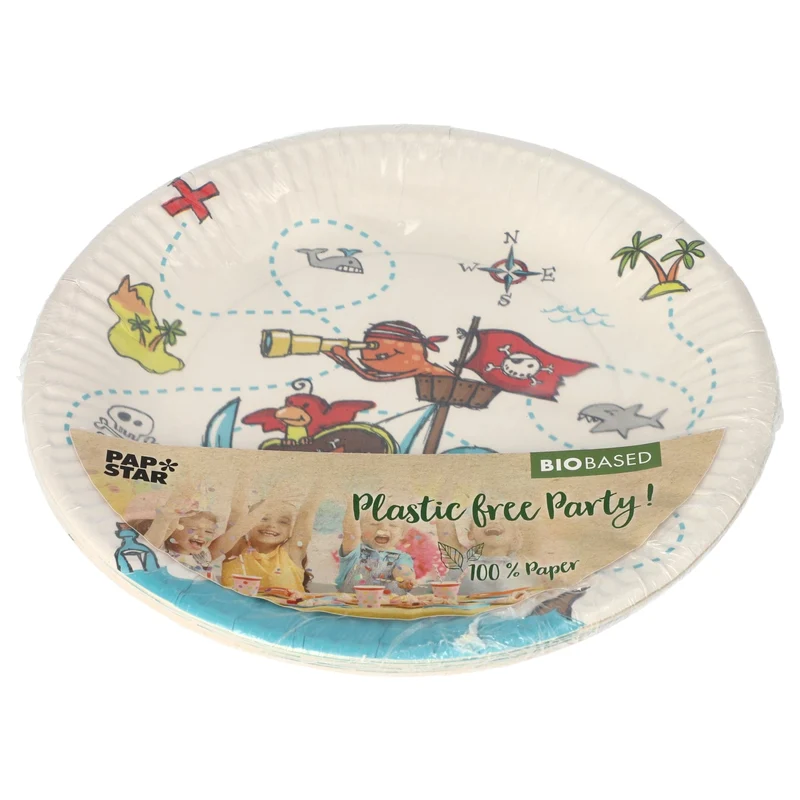 Papstar Pappteller, Pirate Crew, Ø 23 cm
